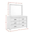 thumbnail image 4 of Picket House Furnishings Keely Full Panel 5PC Bedroom Set in White, 4 of 10