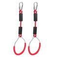 thumbnail image 1 of OULII 2 Pcs Jouets d'Escalade pour Enfants Anneaux de Gymnastique Rouges Ensemble de Parcours d'Obstacles de Jeu Extérieur, 1 of 8
