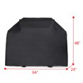 thumbnail image 1 of 70"Heavy Duty 600D BBQ Grill Cover Outdoor Waterproof Barbecue Cover for Weber, Brinkmann, Charmglow, Jennair, Uniflame, Lowes Black, 1 of 7