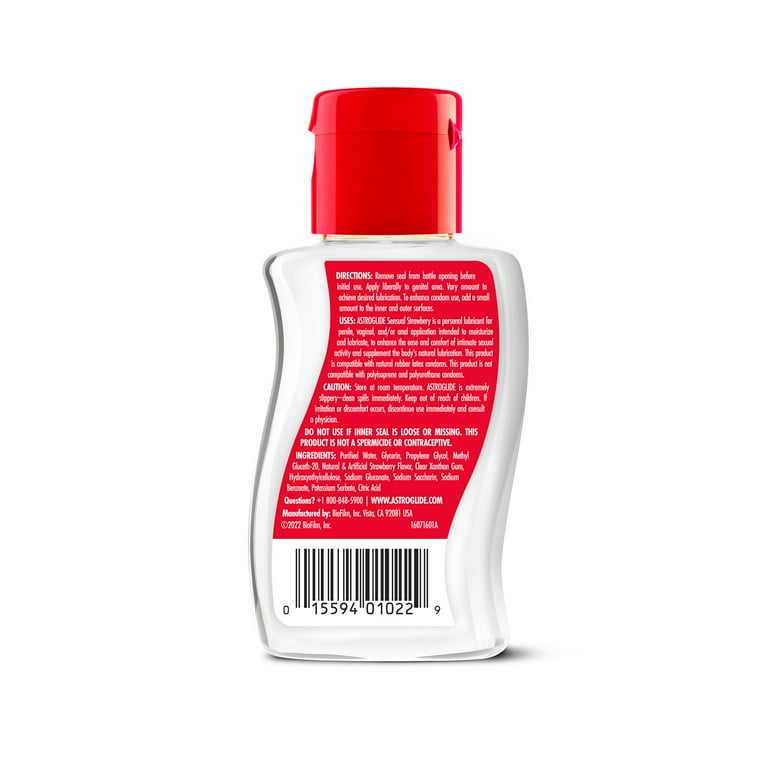 astroglide strawberry personal lubricant Amazon.com: Astroglide Strawberry Flavored Personal Lubricant (8.5oz), Lube  for Men, Women and Couples, Delicious Flavor, Hypoallergenic, Vaginal Safe,  Condom Compatible : Everything Else