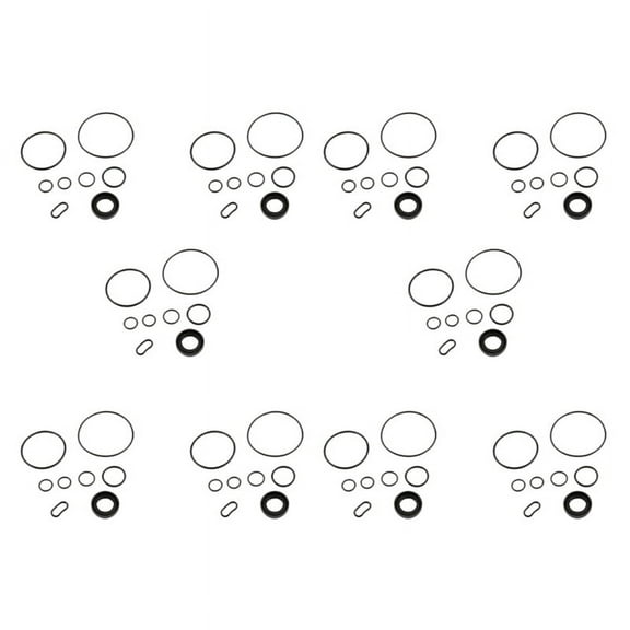 10 SET Power Steering Pump Repair Seal Kit for Accord 2003-2007 2002-2006 2005-2008 06539-PLA-A01