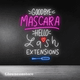 thumbnail image 2 of Glowneon Goodbye Mascara Hello Lash Extensions Neon, Eye Lash Led, 2 of 4