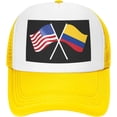 thumbnail image 3 of American and Colombia Flag Casual Baseball Cap Mesh Sports Cap, 3 of 8