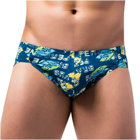 

Leesechin Mens Briefs Clearance Plus Size Casual Trendy Print Low Waist Breathable Sexy Panties Underwear