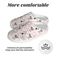 thumbnail image 6 of Daiia Cute Cartoon Cows Print Women’s Fuzzy Slippers Memory Foam Lightweight House Shoes Cozy Loafer Flannel House Shoes-35/36, 6 of 7