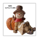 thumbnail image 3 of DecoracióN de Halloween Adorno Calabaza Cosecha Estatuilla Mesa Portavelas DecoracióN 15X8X10Cm, 3 of 5
