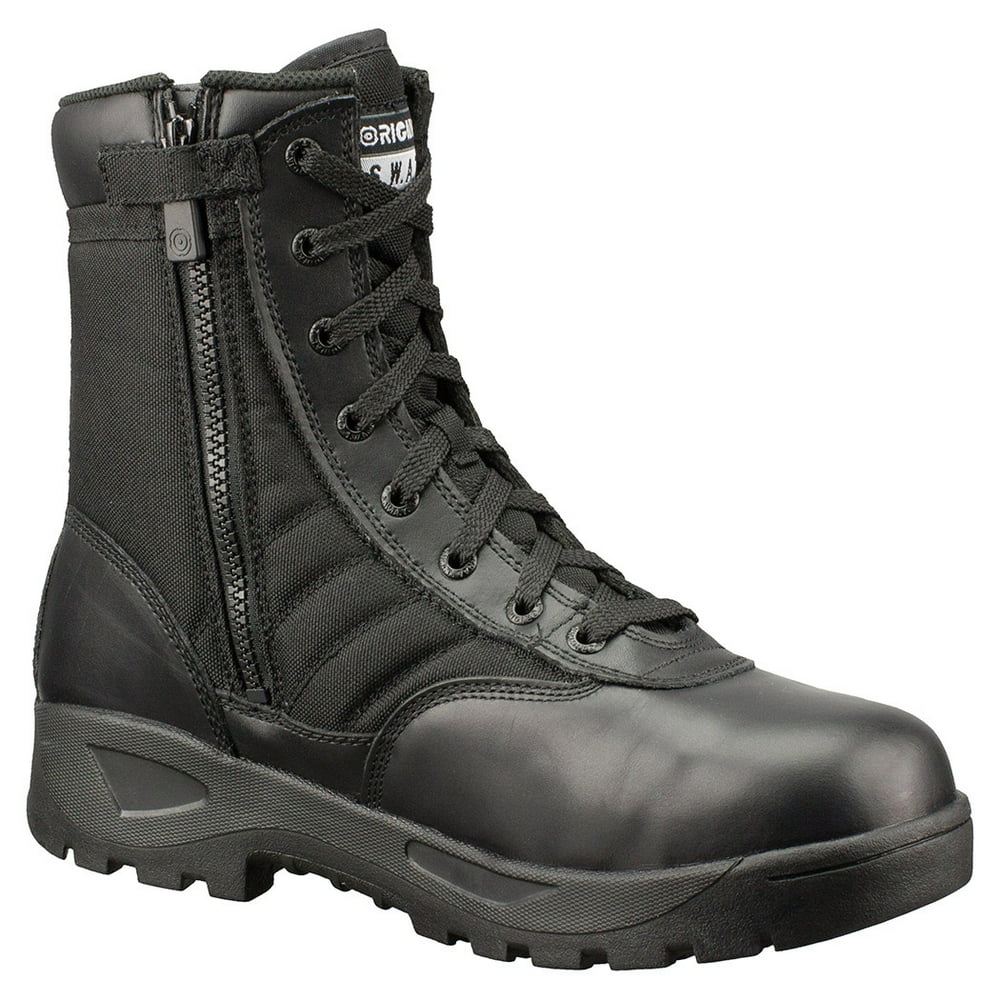safety boots with side zip