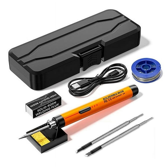 USB Rechargeable Portable Soldering Iron 3-Speed Temperature Adjustable Electric Repai y11232