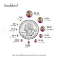 thumbnail image 4 of BEADSLAND 14400PCS Hotfix Rhinestones Bulk for Crafts DIY, Crystal AB, SS16, 4 of 5