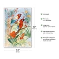 thumbnail image 2 of The Quaint Macaw - Red and Blue - “Aristocrats” - From an Original Color Painting by Edward Julius Detmold c.1930 - Master Art Print (Unframed) 13in x 19in, 2 of 4