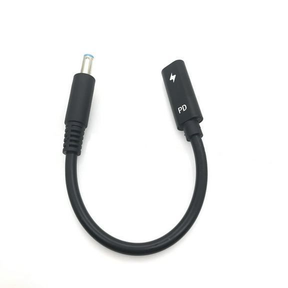 FOR Dc USB Type C USB C Female to 4.5*3.0 4.5x3.0mm with Pin Male Plug Converter Power Connector Adapter for