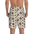 thumbnail image 2 of Balery Insects A Men's Cotton Knit Pajama Shorts Waistband & Pockets,Short Pajama Pants-Large, 2 of 8