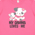 thumbnail image 4 of Inktastic My Gamma Loves Me Granddaughter Girls Baby T-Shirt, 4 of 5