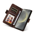 thumbnail image 5 of Allytechgroup Flip Wallet Case for Samsung Galaxy A16 5G, Premium PU Leather Stylish Pattern Stand Feature Cards Holder Hand Wrist Bumper Phone Case for Samsung Galaxy A16 5G, Coffee, 5 of 8