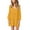 Yellow, variant on Lindreshi Fall Dresses for Women 2025 Homecoming Dresses Women's Fashionable Long Sleeved Color Ruffled Hem Loose Casual Style Dress