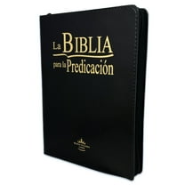 Biblia Pastoral con Cierre para la Predicacion Reina Valera negro con bosquejos