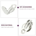 thumbnail image 3 of EeaseCA 100 Pcs Clips de Base pour Boucles d'Oreilles Outils de Fabrication de Bijoux, 3 of 7