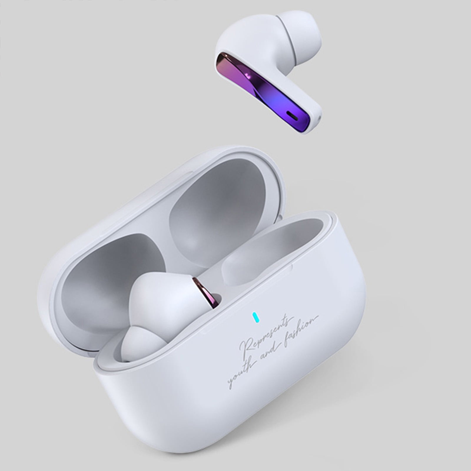 Go Air Pop True Wireless Bluetooth Earbuds & Charging Case - Black, Dual Connect, IPX4 Sweat Resistance, Bluetooth 5 Connection, 3 EQ Sound Settings Signature, Balanced, Bass Boost