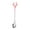 White, variant on Green 304 Stainless Steel Reindeer Spoon For Beverages And Desserts With Durable Design
