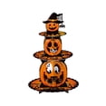 thumbnail image 1 of Soporte para cupcakes de Halloween, soporte para pastel de calabaza de cartón, torre de exhibición de buffet de aperitivos de 3 capas, soporte para BLESIY Puesto de cupcakes de Halloween, 1 of 8