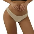 thumbnail image 4 of SNOWSONG Period Underwear for Women, Seamless Underwear Women's Underwear Low Waist Menstrual Leak Proof Panties Bikini Bottoms Thongs, Women's Panties, Tummy Control Underwear Beige M, 4 of 4