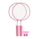 thumbnail image 1 of Raqueta De Bádminton Para Niños, Juego De Raqueta De Bádminton Para Niños De Malla Grande, Antideformación, Resistente A Caídas Para Ejercicio Al Aire, 1 of 8