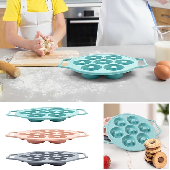 Nkmbld Silicone Molds for Baking, Double Ears Baking Tray High Temperature Food Grade Baking Tools for Home Baking Desserts