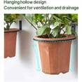 thumbnail image 2 of fastboy Support de Plante en Fer 3 Pcs Portable Pré-Percé à Double Trou de Rechange Mural Rond pour Balcon Support de Pot de Fleurs 15CM 15CM, 2 of 6