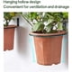 thumbnail image 4 of Toystoory 3 uds soporte de planta de hierro desmontable doble agujero reemplazo montado en la pared hogar balcón maceta soporte Jardín y Patio 18 CM, 4 of 6