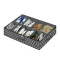 thumbnail image 1 of asddcavvf Rangement sous le Lit pour Armoire à Chaussures Convient à 24 Paires d'Armoires à Chaussures. Rangement Solide sous le Lit pour Armoire à Chaussures avec Couvercle Transparent. Rangement Pliant, 1 of 7