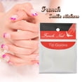 thumbnail image 3 of Cinta de uñas 3 formas Autoadhesivo Flexible DIY Moda única Exquisita Etiqueta de manicura elegante Etiqueta de uña Decoración de la uña Blanco Tres en uno 40 piezas Eigraketly CE001565-01, 3 of 7