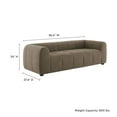 thumbnail image 3 of Liana Upholstered Fabric Sofa in Mocha, 3 of 9