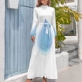 thumbnail image 4 of Vestido largo con superposición de gotas de lluvia Traje de verano para mujer Vestidos de noche, 4 of 5