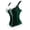 Dark Blue, variant on Women Carnival Christmas Corset Bustier Top with Straps Red L