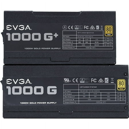 EVGA - GP Series SuperNOVA 1000W ATX 80 Plus Gold Fully Modular Power Supply - Black