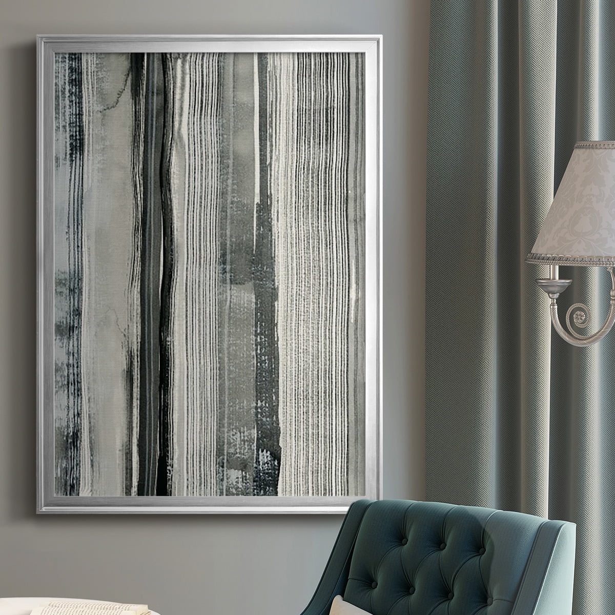 Differing Parallels II Premium Framed Print, in Gold, Black, or Silver - Ready to Hang