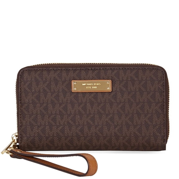 Michael Kors Jet Set Large Multifunction Phone Case - Brown - 32S7GTTE2B-200