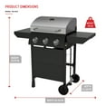 thumbnail image 4 of Nexgrill 3-Burner Propane Gas Grill with Side Tables, 27,000BTUs, Stainless Steel Lid, Spacious 429 SQ. In. Cooking Space, BBQ Grill for Outdoor Cooking, Patios, Parties, and More - 720-1012, 4 of 6