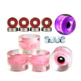 thumbnail image 4 of Paquete de 4 ruedas LED luminosas para monopatín que se iluminan con rodamientos que briln en Longboard Cruiser Dia. Ruedas de repuesto de Rosa DYNWAVEMX Ruedas de skate, 4 of 7