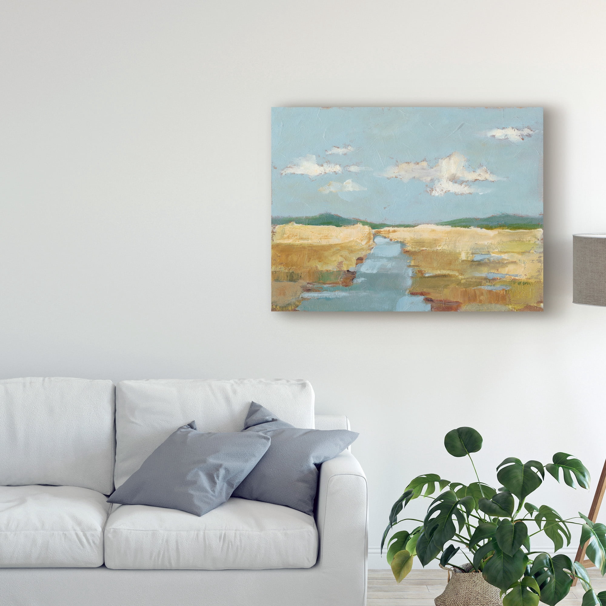 Trademark Fine Art 'Summer Wetland II' Canvas Art by Ethan Harper