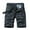 Black, variant on Odeerbi Mens Shorts Cargo Pants Multi Pocket Loose Casual Straight Leg 0live Drab