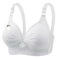 thumbnail image 2 of Ayfxijin Bras for Women No Underwire,Womens Bras Printing Gathered Together Large Size Daily Bra Underwear, 2 of 8