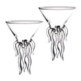 thumbnail image 1 of 2x Copa de Cóctel de Pulpo Martini Medusas Copas Copas Bar Goblet Herramientas Vaso para en Hogar Boda perfecl Copa de cóctel, 1 of 8