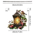 thumbnail image 3 of Fiudx Lámpara de Viento para Jardín, Colgante de Cadena Acrílica 2D, Decoración Caprichosa para Exteriores, Diseño Fácil de Colgar, Adorno Versátil para Porche o Ventana, Material Duradero, Regalo Id, 3 of 6