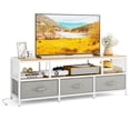 thumbnail image 1 of Gymax TV Stand for TVs up to 65'' w/ Power Outlets USB Charging Open Shelf Natural, 1 of 10