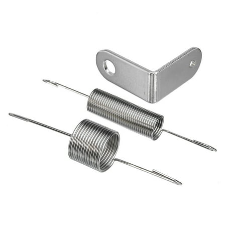 For Chevy Ford Chrome Plated Throttle Door Return Spring Bracket Dual Springs