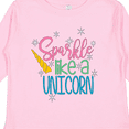thumbnail image 4 of Inktastic Sparkle Like a Unicorn Boys or Girls Long Sleeve Toddler T-Shirt, 4 of 5