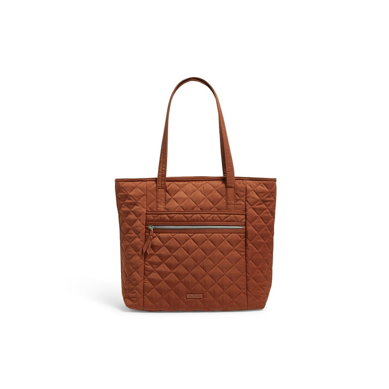 Vera Bradley Women s Performance Twill Vera Tote Bag Toasted Terracotta Walmart