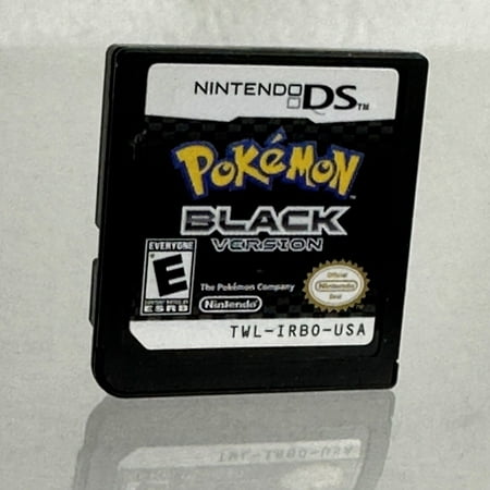 Pokemon Black 1 Version⭐Tested Working⭐Nintendo DS 3DS Authentic OEM USA US