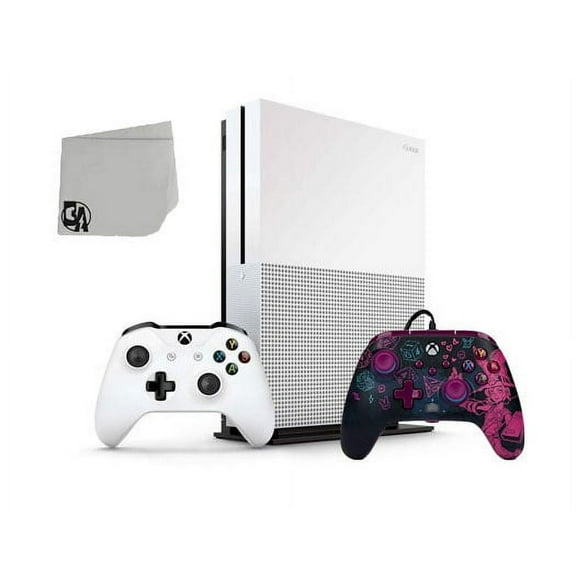 Pre-Owned Microsoft 234-00051 Xbox One S White 1TB Gaming Console with Tiny Tina's Wonderlands Controller Included BOLT AXTION Bundle